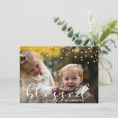 Kerstbeerloze Gold Confetti overlay FOTO (Staand voorkant)