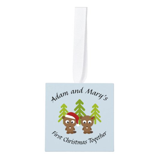 kerstbeestcoupé ornament (Voorkant)