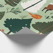 kerstbeestjes-inpakpapier cadeaupapier (Hoek)