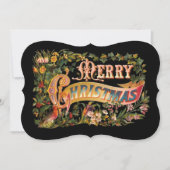 kerstbegroeting feestdagenkaart (Voorkant)