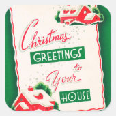  kerstbegroetingen sticker (Voorkant)