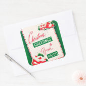  kerstbegroetingen sticker (Envelop)