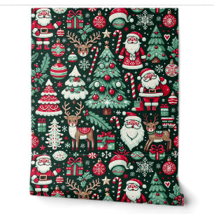 Kerstbehang Behang