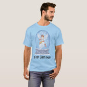 kerstbek met snowglobe t-shirt (Voorkant volledig)