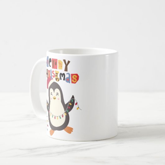 Kerstbeker 7 koffiemok (Voorkant links)