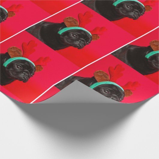 kerstbeker cadeaupapier (Hoek)