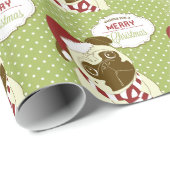 kerstbeker cadeaupapier (Rol Hoek)