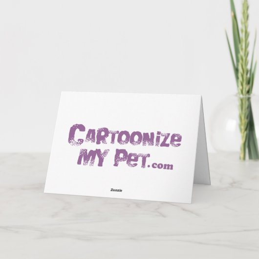 kerstbeker feestdagen kaart (Achterkant)