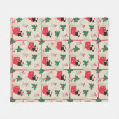 kerstbeker fleece deken (Voorkant (Horizontaal))