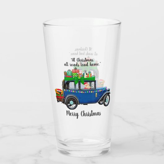 kerstbeker glas (Achterkant)