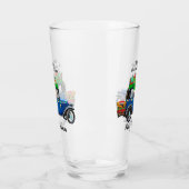 kerstbeker glas (Links)