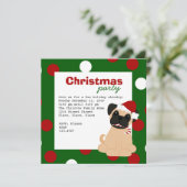 kerstbeker kaart (Staand voorkant)