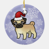 kerstbeker keramisch ornament (Achterkant)