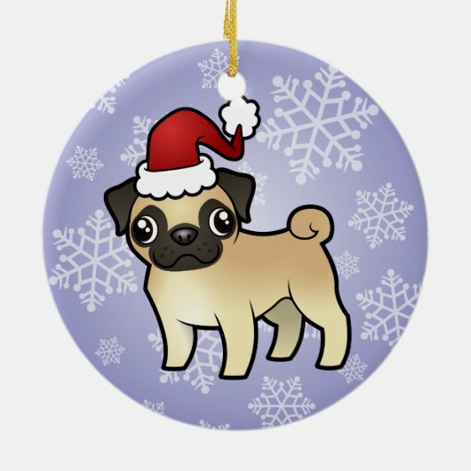 kerstbeker keramisch ornament (Achterkant)