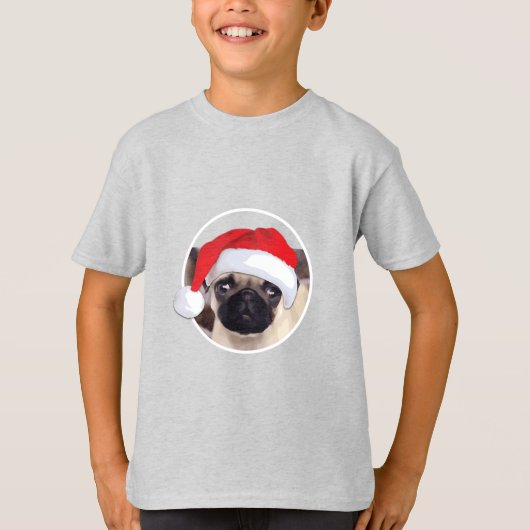 Kerstbeker - Kinderen Basic T-Shirt (Voorkant)