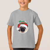 Kerstbeker - Kinderen Basic T-Shirt (Voorkant)