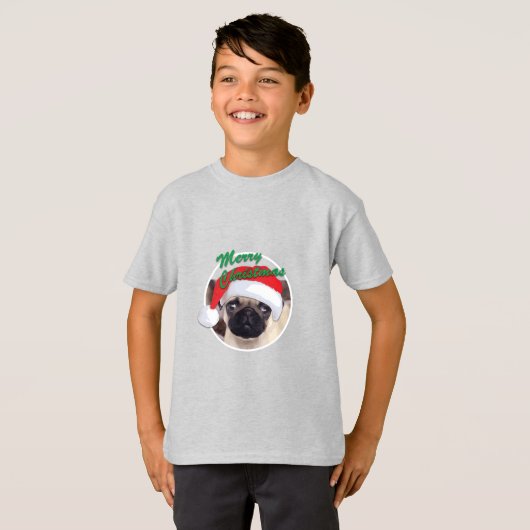 Kerstbeker - Kinderen Basic T-Shirt (Voorkant volledig)