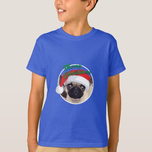 Kerstbeker - Kinderen Basic T-Shirt (Voorkant)