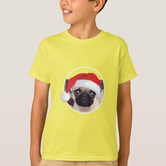 Kerstbeker - Kinderen Basic T-Shirt (Voorkant)
