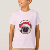 Kerstbeker - Kinderen Basic T-Shirt (Voorkant)