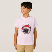 Kerstbeker - Kinderen Basic T-Shirt (Voorkant volledig)