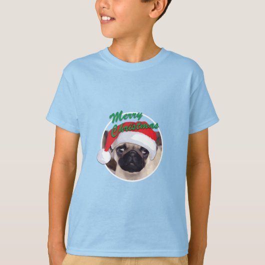Kerstbeker - Kinderen Basic T-Shirt (Voorkant)