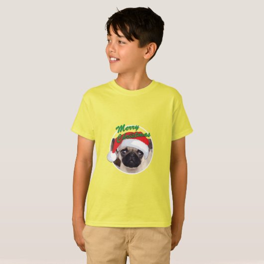 Kerstbeker - Kinderen Basic T-Shirt (Voorkant volledig)