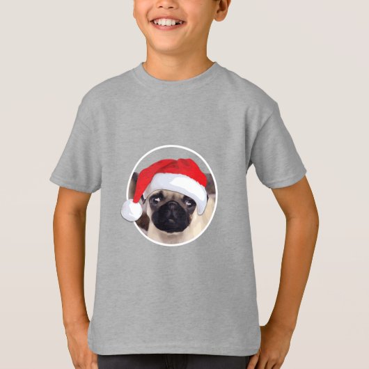 Kerstbeker - Kinderen Basic T-Shirt (Voorkant)