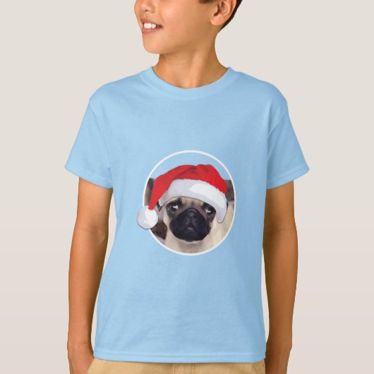 Kerstbeker - Kinderen Basic T-Shirt (Voorkant)