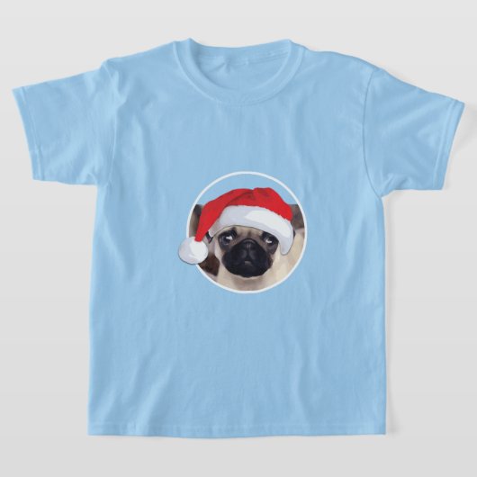 Kerstbeker - Kinderen Basic T-Shirt (Laagn)