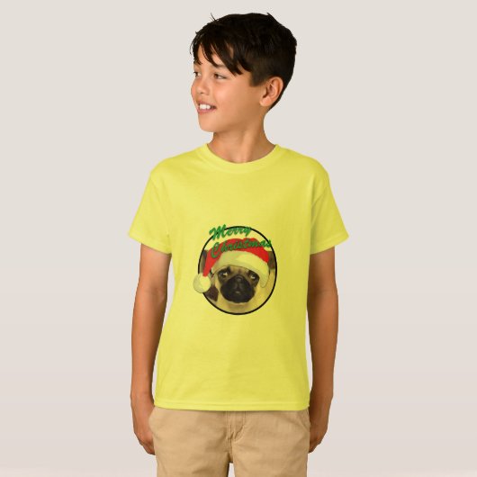 Kerstbeker - Kinderen Basic T-Shirt (Voorkant volledig)