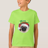 Kerstbeker - Kinderen Basic T-Shirt (Voorkant)