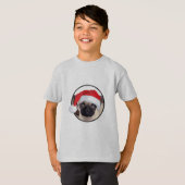 Kerstbeker - Kinderen Basic T-Shirt (Voorkant volledig)