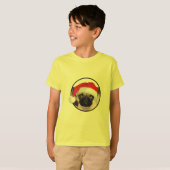 Kerstbeker - Kinderen Basic T-Shirt (Voorkant volledig)