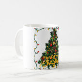 kerstbeker koffiemok (Voorkant links)