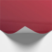 Kerstbeker met Red Ombre Coffee Cadeaupapier (Hoek)