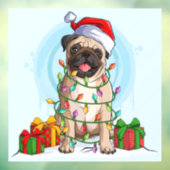 kerstbeker raamsticker (Vel 3)