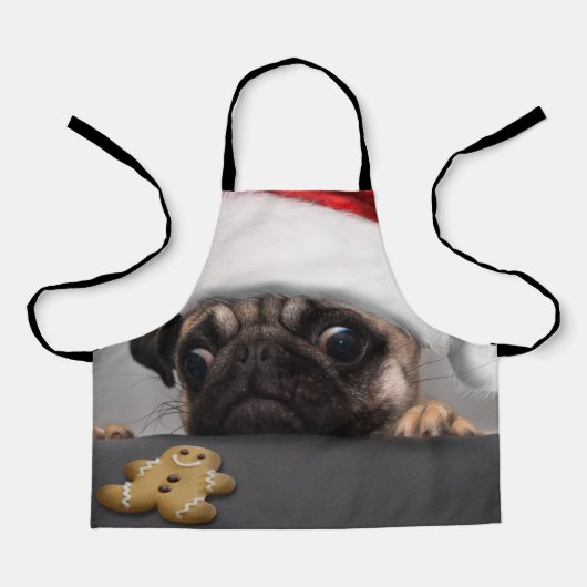kerstbeker schort (Voorkant)