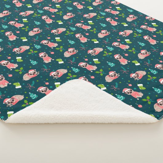 kerstbeker sherpa deken (3/4)