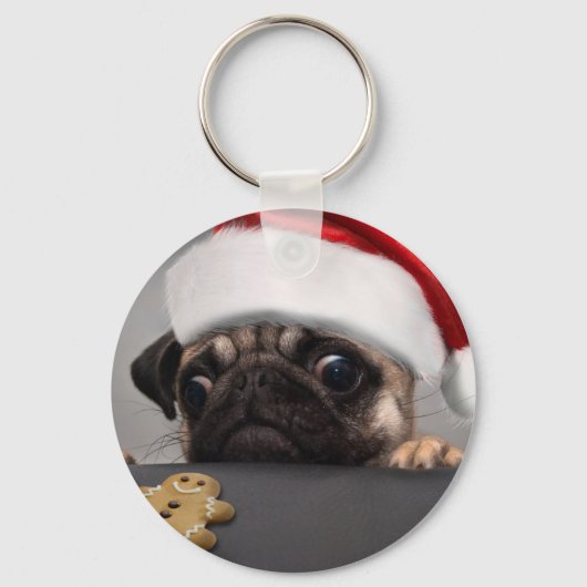 kerstbeker sleutelhanger (Voorkant)