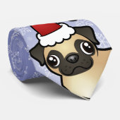 kerstbeker stropdas (Opgerold)