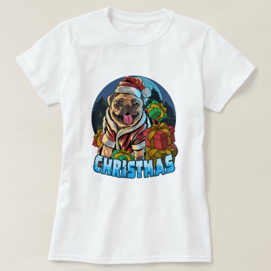 kerstbeker t-shirt (Design voorkant)