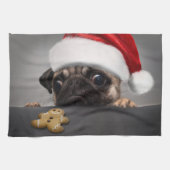 kerstbeker theedoek (Horizontaal)