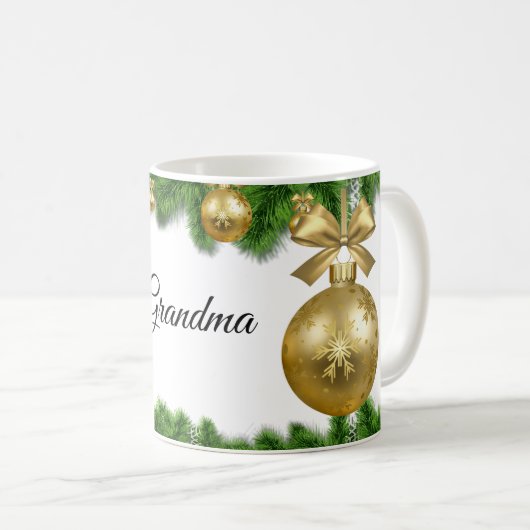 Kerstbeker van oma koffiemok (Voorkant rechts)