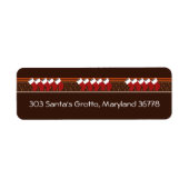 kerstbekers etiket (Voorkant)