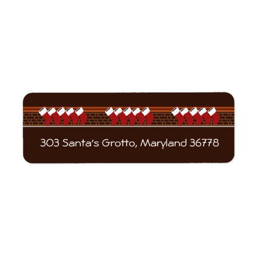 kerstbekers etiket (Voorkant)