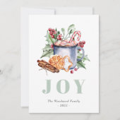 kerstbekers voor Waterverf Feestdagenkaart (Voorkant)