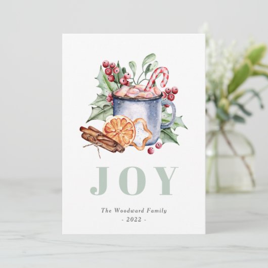 kerstbekers voor Waterverf Feestdagenkaart (Staand voorkant)