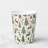 Kerstbekertje Papieren Bekers (Achterkant)