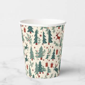 Kerstbekertje Papieren Bekers